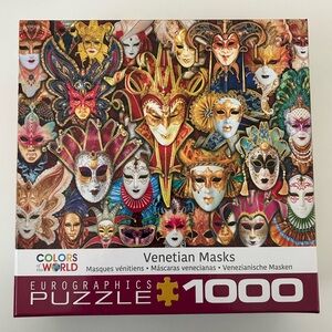Venetian Masks Puzzle (1000 Pieces)